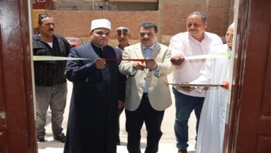 محافظ بني سويف يُنيب رئيس المدينة لافتتاح مسجد بشرق النيل