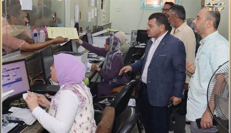 حملات مكثفة لرفع مستوى النظافة والتصدي للتعديات ومتابعة ملفات التصالح وتحسين الخدمات ببني سويف