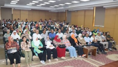 تنظيم ورشة عمل لتوعية العاملين بمخاطر الحرائق وسبل الوقاية منها ببني سويف