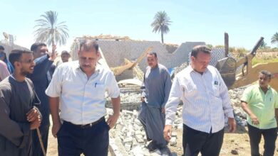 محافظة سوهاج: حملة مكبرة لإزالة التعديات على الأراضي الزراعية وأملاك الدولة بمركز البلينا