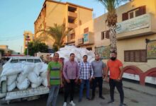 التحفظ على أسمدة ودقيق مدعم وسلع مجهولة المصدر خلال حملات مكثفة