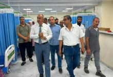 تفاصيل جولة وكيل وزارة الصحة بالجيزة في مستشفى البدرشين المركزي