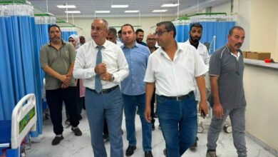 تفاصيل جولة وكيل وزارة الصحة بالجيزة في مستشفى البدرشين المركزي