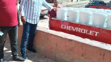 ضبط ما يقارب من طن و نصف من مادة كيماوية مجهولة المصدر ببرج العرب فى الإسكندرية               