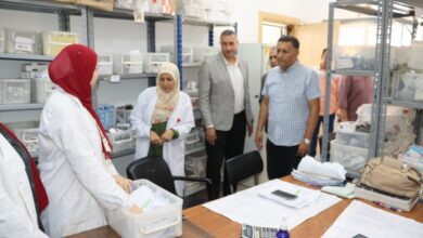 محافظ القليوبية يتابع العمل بالمقر المؤقت لعيادات التأمين الصحي ويُوجّه بسرعة الانتهاء من تطوير المقر الرئيسي  بشبين القناطر