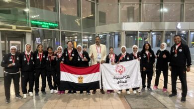 استقبال حافل لبعثة الأولمبياد الخاص المصري بعد التتويج بفضية كأس العالم لكرة القدم الموحدة بباريس 2026