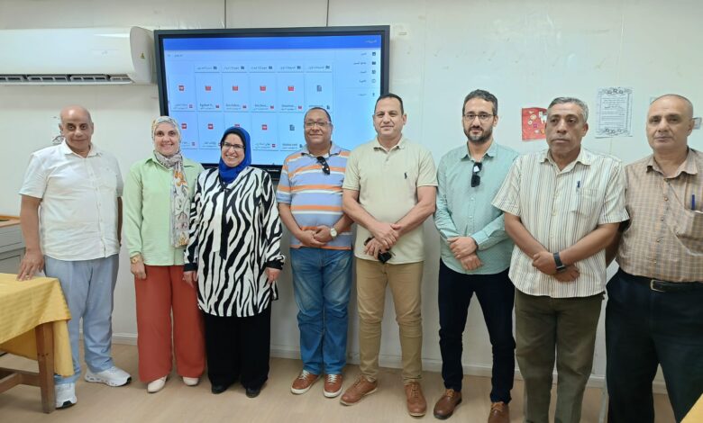 انطلاق فعاليات مسابقة  ” 100 معلم متمكن مبدع ” بمدرسة أم المؤمنين الثانوية بنات بالقليوبية