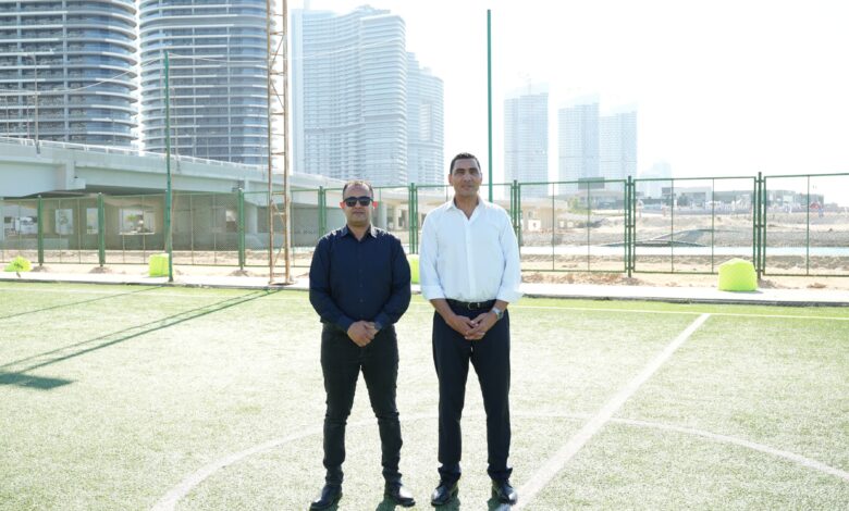 وزير الشباب والرياضة ورئيس جهاز مدينة العلمين الجديدة يتفقدان المنشآت الرياضية بالمدينة