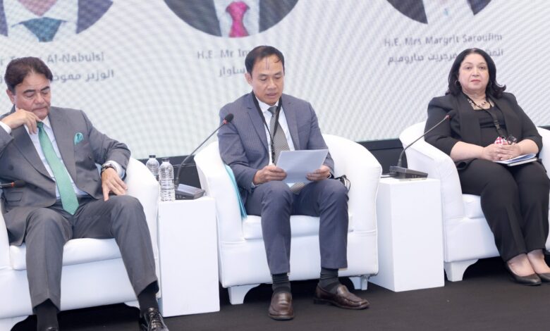 صاروفيم تستعرض التجربة المصرية في دمج الأشخاص ذوي الإعاقة بالمؤتمر العربي الإقليمي بالأردن