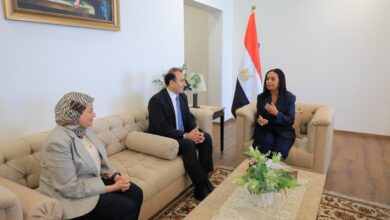 وزيرة التضامن الاجتماعي تلتقي نائب الممثلة المقيمة لبرنامج الأمم المتحدة الإنمائي في مصر