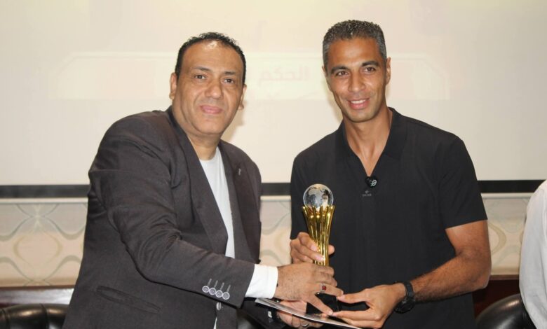 الاتحاد العام لشباب العمال يحتفل بيوم الوفاء للحكم الدولي أمين عمر الاتحاد العام لشباب العمال يحتفل بيوم الوفاء للحكم الدولي أمين عمر