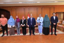 رئيس جامعة كفر الشيخ يستقبل لجنة المجلس الصحي المصري لاعتماد مركز تعزيز المهارات الصحية بكلية التمريض