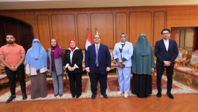 رئيس جامعة كفر الشيخ يستقبل لجنة المجلس الصحي المصري لاعتماد مركز تعزيز المهارات الصحية بكلية التمريض