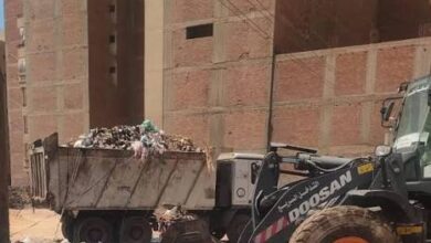 إزالةحالات بناء مخالف ورفع اطنان من القمامة خلال حملة مكثفة لرفع كفاءة الشوارع والميادين بالأقصر