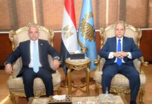 محافظ الغربية يستقبل وزير الاستثمار والتجارة الخارجية في مستهل زيارته لإطلاق مبادرة «مصر تنطلق بالتصدير»
