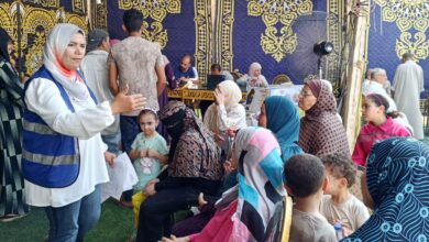 محافظ الغربية يتابع القافلة الطبية بقرية فيشا سليم بمركز طنطا