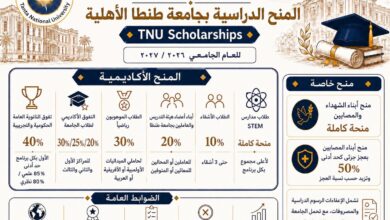 جامعة طنطا الأهلية تعلن منظومة المنح الدراسية للعام الجامعي 2026/ 2027
