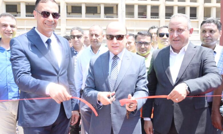 محافظ الغربية يفتتح محطة مياه عمر بن الخطاب بالمحلة الكبرى عقب إعادة تأهيلها ورفع كفاءتها