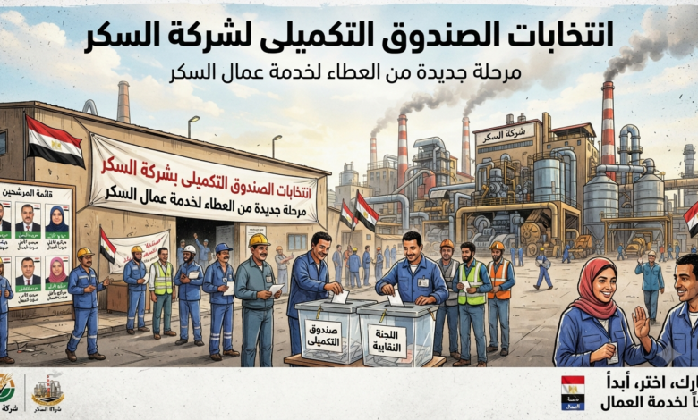 انتخابات الصندوق التكميلي لشركة السكر بالإسكندرية: عرس عمالي ودعوات لتنسيق الترشح ومنع الازدواجية