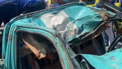 حادث مأساوى على طريق الاسماعيلية الصحراوى يخلف قتلى و مصابين