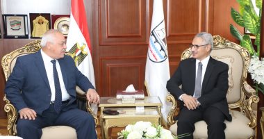 محافظ بني سويف يستقبل مدير الأمن لبحث سبل تعزيز التعاون بين أجهزة الدوله