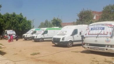 تقديم 2839 خدمة طبية في قافلة مجانية ببني سويف ضمن «حياة كريمة»