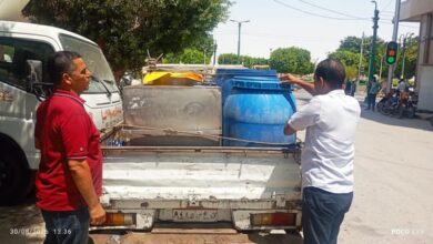 ضبط طن لبن غير صالح للاستهلاك الآدمي فى حملة رقابية بالمنيا