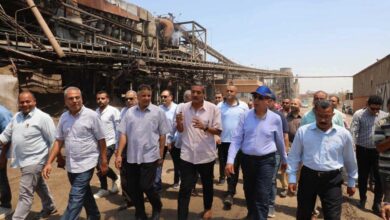 محافظ المنيا يتفقد موسم توريد بنجر السكر بمصانع أبوقرقاص الجديدة