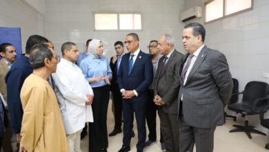 محافظ الجيزة يفتتح وحدتي مناظير الجهاز الهضمي ورعاية القلب بمستشفى الحوامدية العام