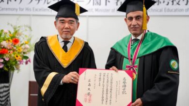جامعة هيروشيما تمنح وزير التربية والتعليم والتعليم الفني درجة الدكتوراه الفخرية 