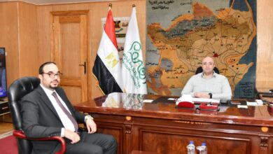 محافظ الفيوم يلتقي مدير الصحة الجديد لبحث خطة تطوير المنظومة الصحية بالمحافظة