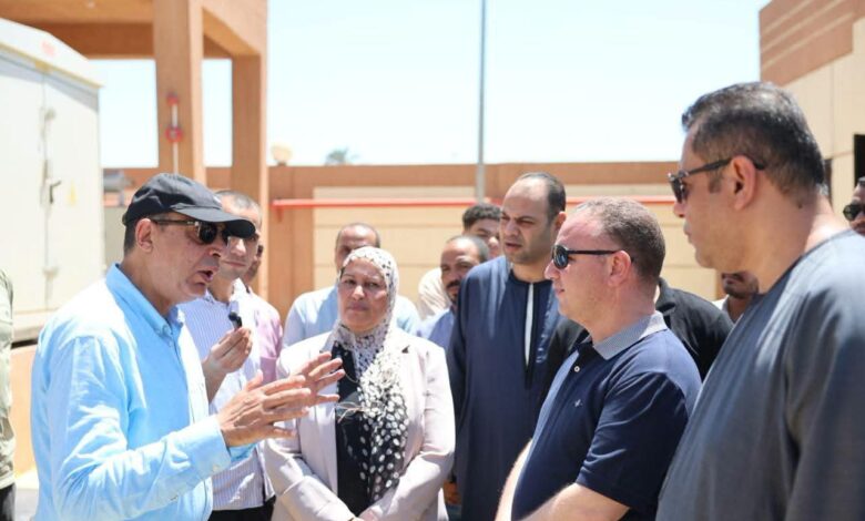 محافظ المنيا يتابع أعمال محطة رفع صرف صحي بقرية بني حافظ بملوي محافظ المنيا يتابع أعمال محطة رفع صرف صحي بقرية بني حافظ بملوي