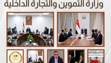 الموجز الاخباري لأبرز أنشطة وزارة التموين والتجارة الداخلية من 1 حتى 7 أغسطس