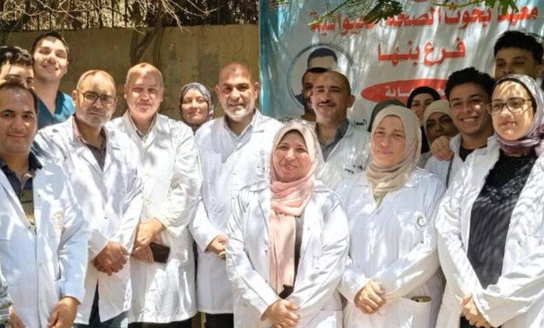 بالتعاون بين جامعة بنها ومديرية الطب البيطري بالقليوبية.. إنطلاق قافلة بيطرية علاجية مجانية شاملة بقرية”بطا “