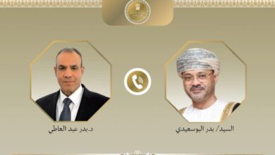 وزير الخارجية يبحث هاتفياً مع نظيره العُماني العلاقات الثنائية والتطورات الإقليمية وزير الخارجية يبحث هاتفياً مع نظيره العُماني العلاقات الثنائية والتطورات الإقليمية