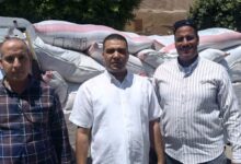 ضبط2 طن نخالة خشنة مجهولة المصدر قبل بيعها بالسوق السوداء بالأقصر