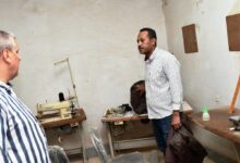 محافظ اسوان : الإستثمار الأمثل للموارد الذاتية وتطوير مركز الإنتاج والتدريب الصناعى بأسوان