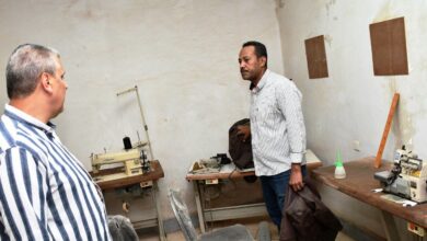 محافظ اسوان : الإستثمار الأمثل للموارد الذاتية وتطوير مركز الإنتاج والتدريب الصناعى بأسوان