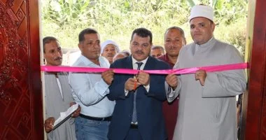 محافظ بني سويف ينيب روؤساء المدن بافتتاح مسجدي الرحمن والشهداء بسنّور والنويرة