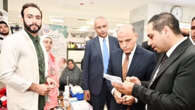 محافظ الغربية يدشن المبادرة الرئاسية 100 يوم صحة للعام الرابع على التوالى