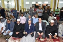 ” محافظ الأقصر” يشهد احتفالية الأوقاف بالمولد النبوي الشريف بمسجد ” السيد يوسف” بالكرنك
