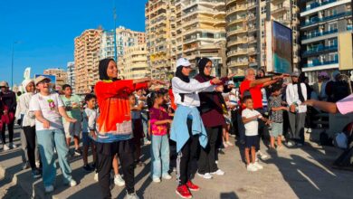 انطلاق القافلة متعددة الأنشطة في أحياء الإسكندرية ضمن مبادرة ” اسكندرية بتفرح “