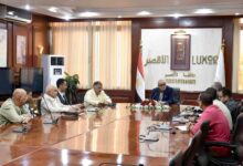 ” محافظ الأقصر” يناقش مقترحات وفد جمعية مستثمرى طيبة الجديدة لتوفير فرص عمل