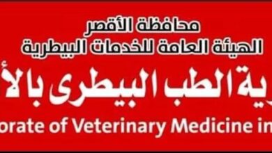 السبت القادم..” بيطرى الأقصر” يطلق حملة التطعيم ضد الحمى القلاعية والوادى المتصدع السبت القادم..” بيطرى الأقصر” يطلق حملة التطعيم ضد الحمى القلاعية والوادى المتصدع