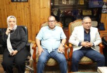 رئيس مياه الغربية يستقبل مستشار مجلس الوزراء للمشروعات القومية لبحث مشروعات الصرف الصحى الجديدة بالمحافظة.