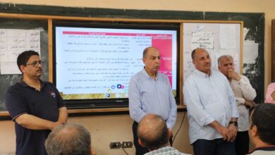 محافظ المنيا يشهد فعاليات تدريب الكوادر التعليمية ضمن خطة تطوير منظومة التعليم