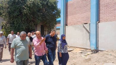 رئيس مركز ومدينة ملوى يتابع تنفيذ الأعمال بمحطة تنقية مياه جنوب المدينة ويؤكد الإسراع بمعدلات الإنجاز
