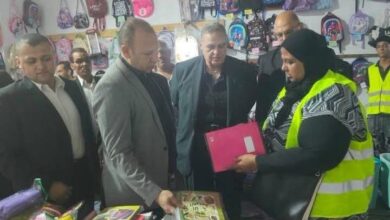 حزب مستقبل وطن بحدائق أكتوبر يفتتح معرض «أهلاً مدارس»