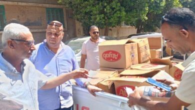 ضبط 320 كجم لانشون غير صالح للاستهلاك الآدمي ومخلفات دواجن خلال حملة تموينية بالمنيا ضبط 320 كجم لانشون غير صالح للاستهلاك الآدمي ومخلفات دواجن خلال حملة تموينية بالمنيا