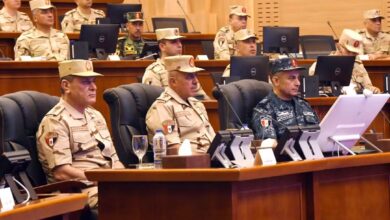 وزير الدفاع يشهد مشروع الجيش الثالث